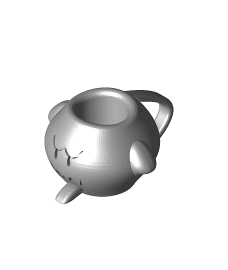 Boo from Mario 12oz-330ml Can mug coozie 3d model