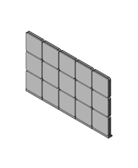 Gridfinity baseplate adaptation for Multiboard - parametric - with FreeCAD file 3d model