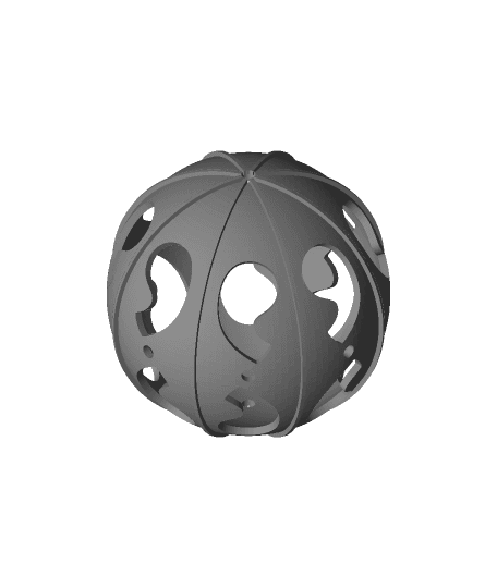 Comma symmetry sphere 2*4 3d model