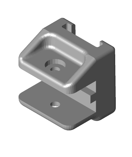 Filler filament spool holder roller 2020 extrusion mount 3d model