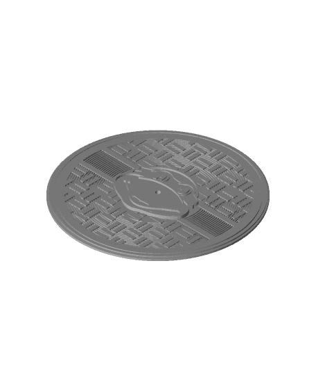 TMNT Manhole Mini Record 3d model