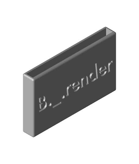 Paper Pocket Protector by B._.render full viewable 3d model