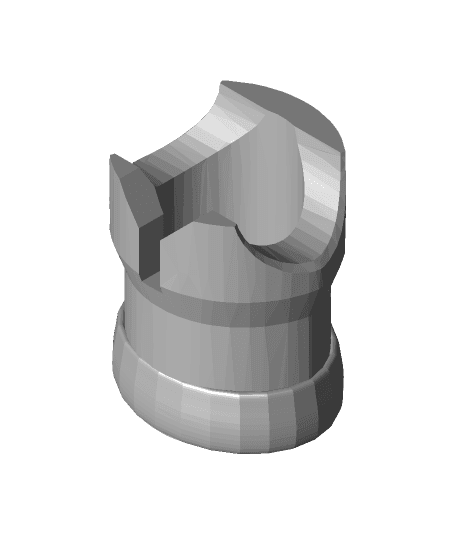 Nerf Mega Bigshock Priming Handle Extension by braytonmatheson full viewable 3d model