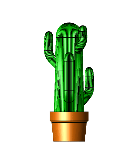 The Cactus Caddy 3d model
