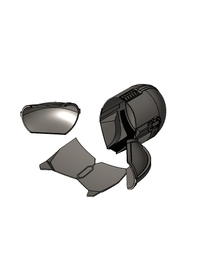 Mandalorian Armor by Mattias Hellberg full viewable 3d model