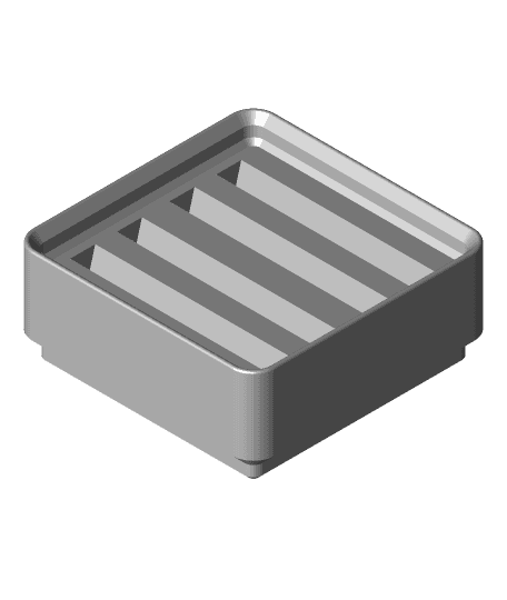 Gridfinity DS and 3DS game cart holder 1x1 and 1x2 by KptnAutismus full viewable 3d model