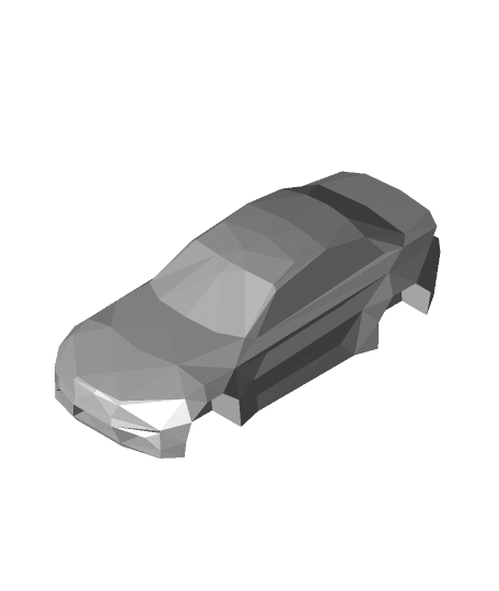 Low Poly BMW M2 - Remastered 3d model