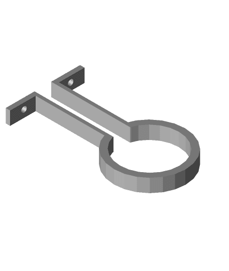 52mm OD standoff pipe clamp.stl by thelaserguy full viewable 3d model