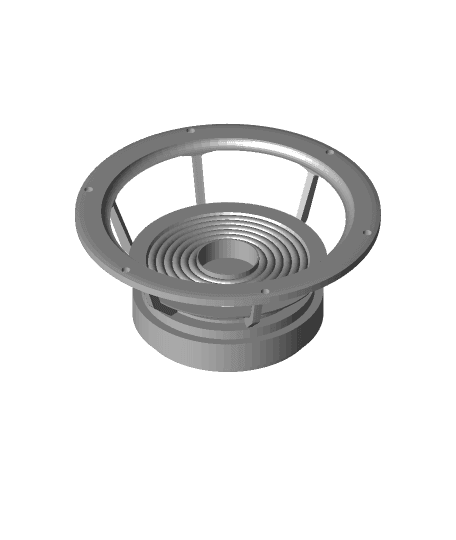 Speaker Shaped Speaker Cover - #3DPNSpeakerCover 3d model