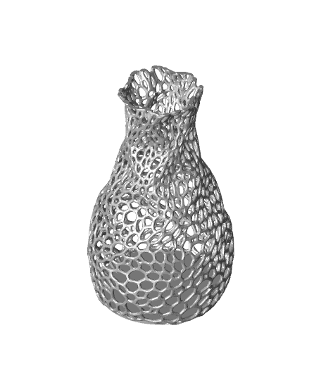 voroni vase 3d model