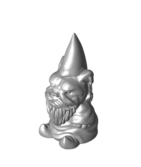 Dog Gnome by horseduck3dprinting full viewable 3d model
