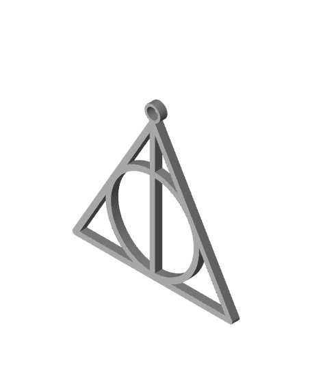 Harry Potter Keychain 3d model
