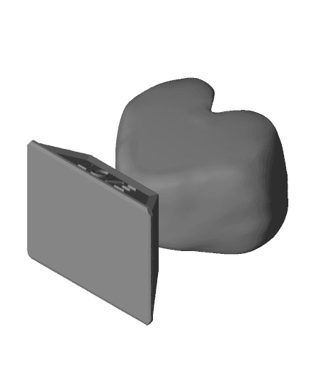 Heart Shaped Planter by windbane full viewable 3d model