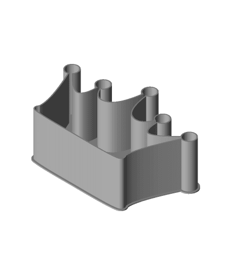 Crown, nestable box (v1) 3d model