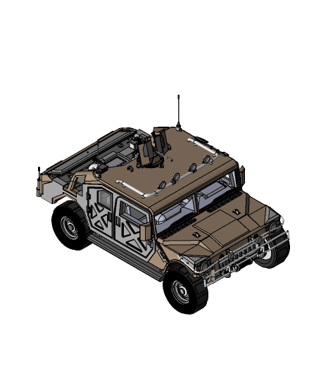 Hummer Jeep 3d model