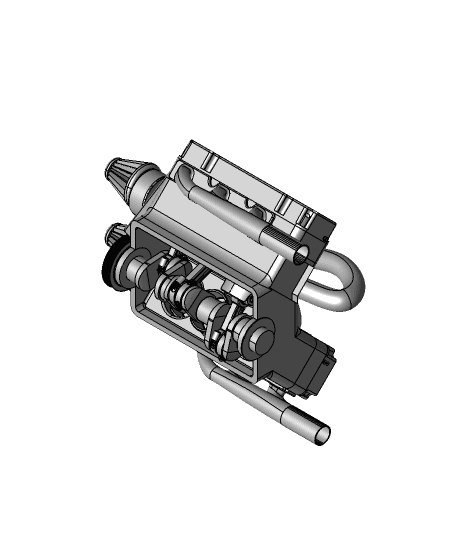 V6 Engine Assembly.STEP 3d model