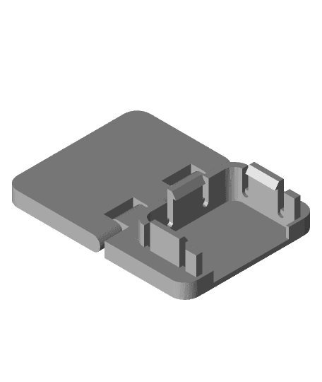 Wyze Sensor Garage Mount w/clips 3d model