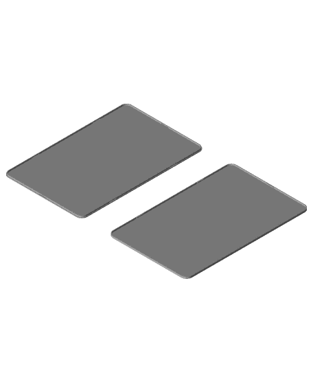 Ultra Thin Credit Card Sheath/Cover 3d model