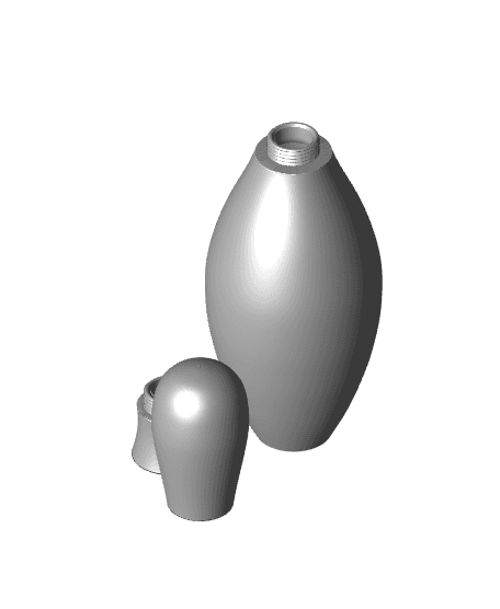 Regulation Ten Pin Bowling Stash Container 3d model