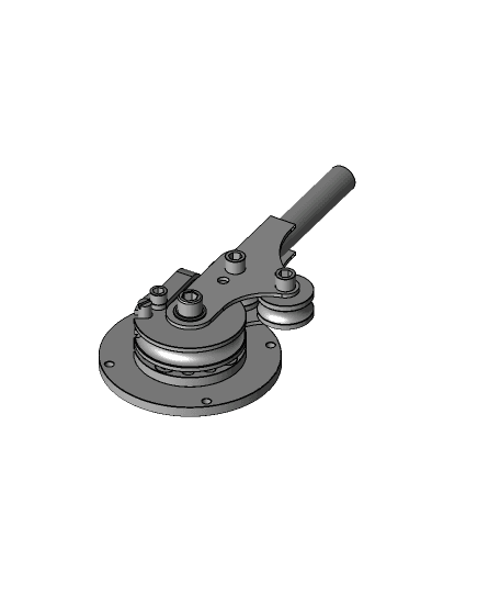 workbench bender 25 to 30 mm.stp 3d model