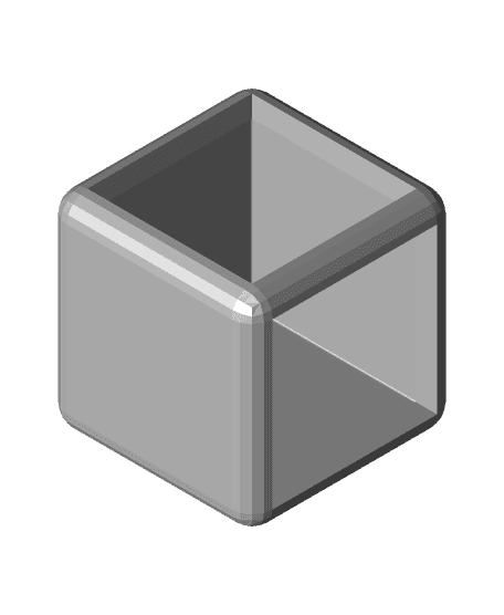 box rounded 3d model