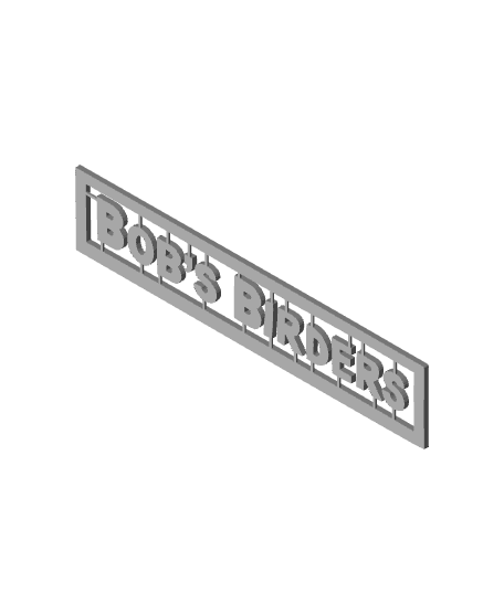 Bob's Birders (Bird and Squirrel Feeder)  3d model