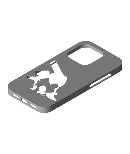 Iphone 14 pro Squirtle evo case 3d model
