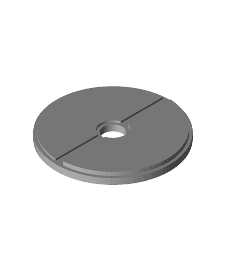 Pokéball 45 RPM record adapter  3d model