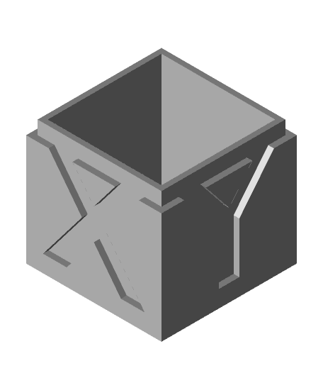 XYZ Cube Box 3d model