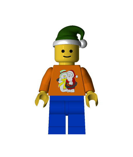Christmas LEGO 3d model