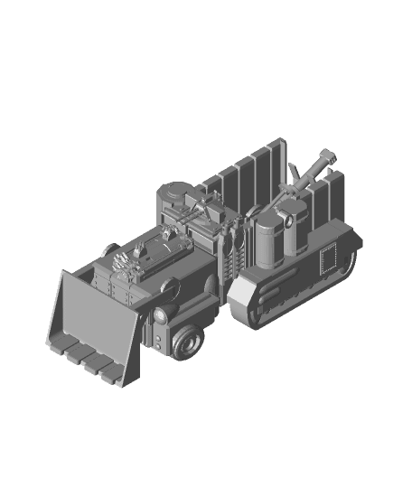 FHW: Twitch Tank v1 Cannon engine 3d model