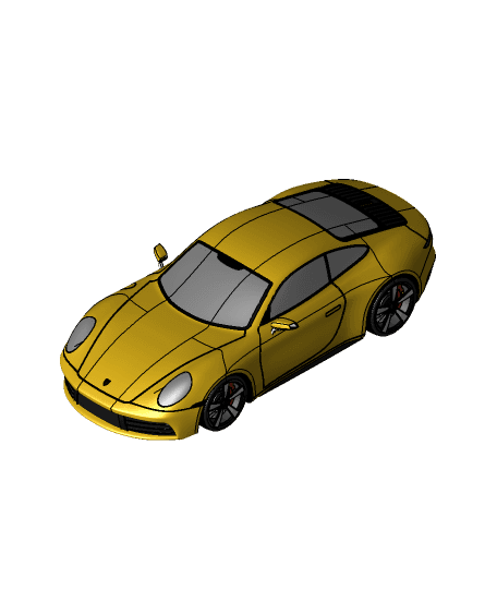 Porsche 911 (992) 3d model