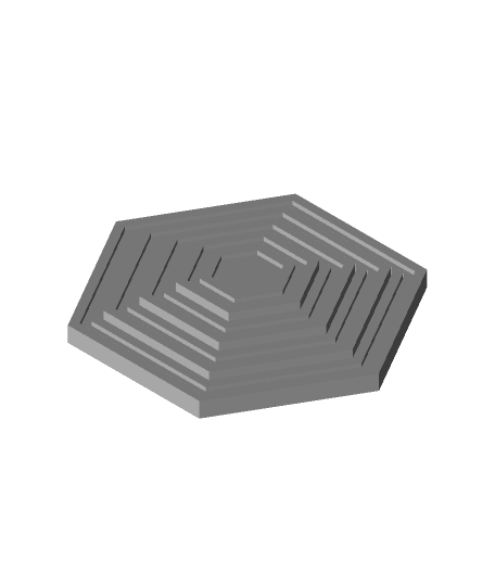 Hexagon_pyramid.stl 3d model