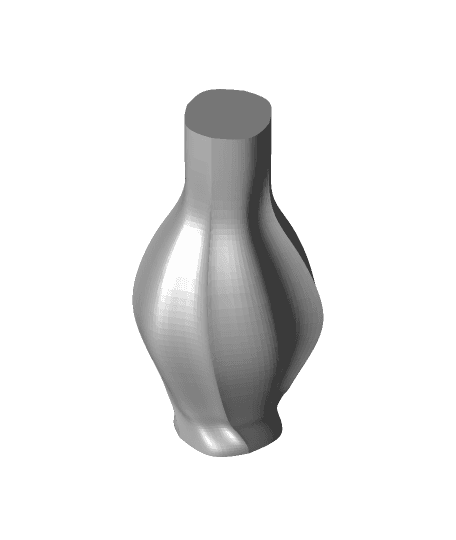 Swirly Vase 2 3d model