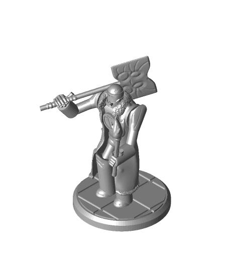 Warforged Barbarian 3d model