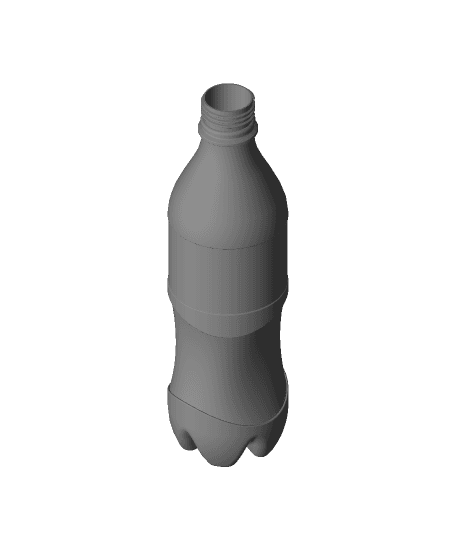 Coca cola plastic bottle 3d model