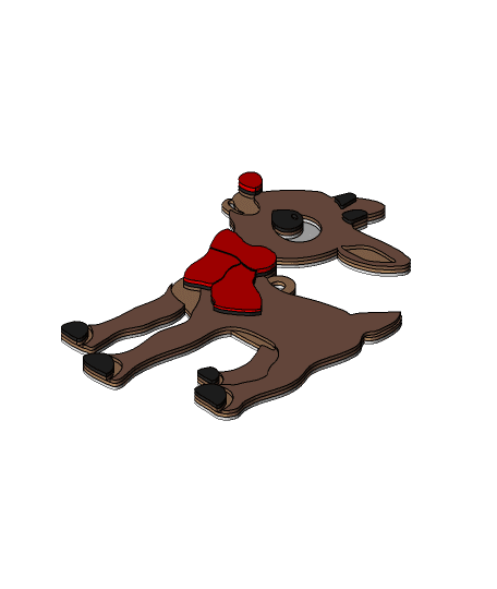 2021_Christmas_Ornament_(Rudolph).IGS 3d model