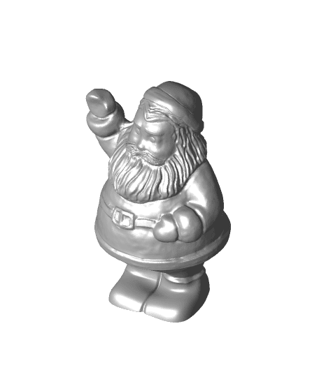 Santa Ornament/Decoration - Support Free 3d model