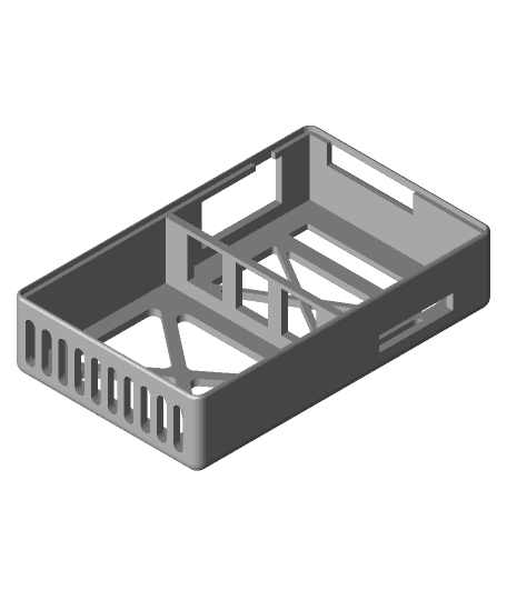 Wio Terminal + Battery Pack Project case 3d model