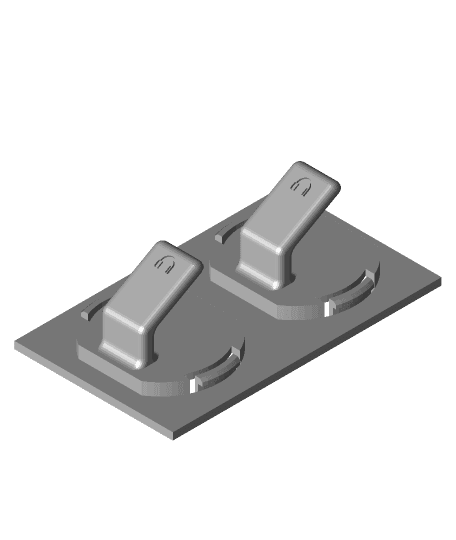 Outlet Cover for Global Industrial Desk 3d model