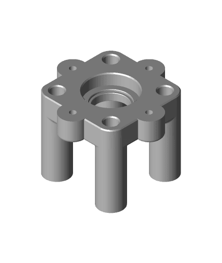 Ender 5 Z axis leadscrew bearing block 3d model