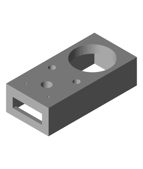 Smoke and overtemperature sensor for 2020 extrusion 3d model