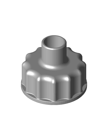 Huenersdorff Canister Cap with 19mm Tube Fitting 3d model