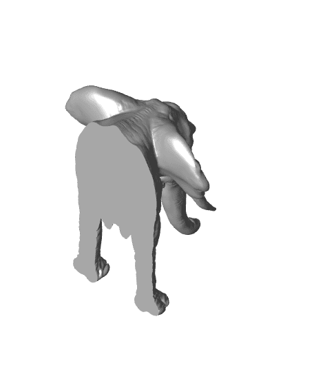 3D Model Frame Elephant by BamingoDesign3D full viewable 3d model