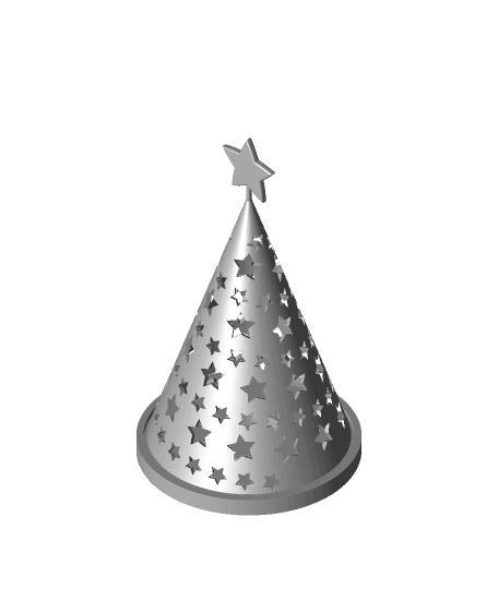 Christmas Tree Candle or Led Holder 3d model
