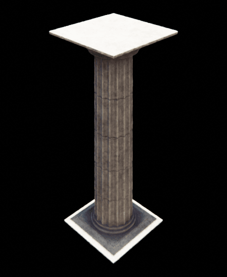 Greek Doric Column - Highpoly 3d model