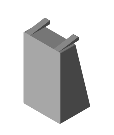 Laptop_stand_storage_container_(container_file_with_divisory) 3d model