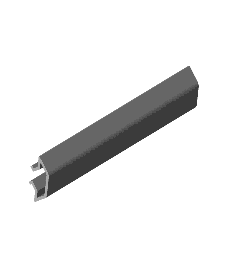 Aluminium Extrusion 20x20 80mm Cable Clips 3d model