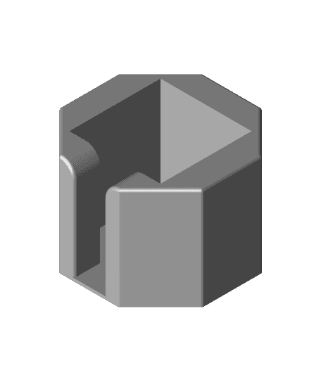 Octagon Memo Paper Cube for 90x90mm sheets 3d model