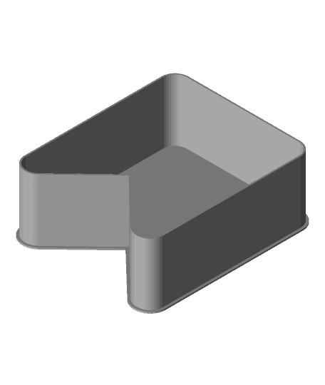 Bookmark (model 2), nestable box (v1) 3d model